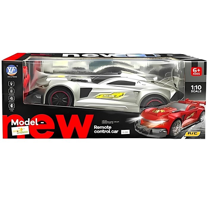 1/10 Ölçekli Uzaktan Kumandalı Şarjlı Araba Gri
