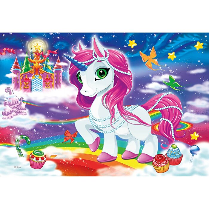 Ks Puzzle Pony Unicorn Jumbo Boy Puzzle 12 Parça