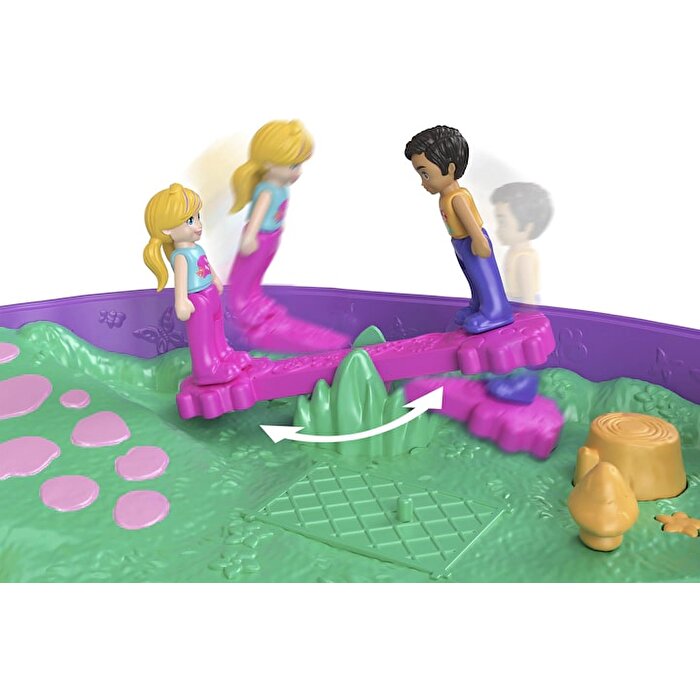 Polly Pocket Çanta Olabilen Micro Oyun Setleri Hedgehog Mom & Baby JBJ91