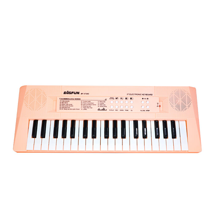 37 Tuş Soft Renkler Piano Pembe