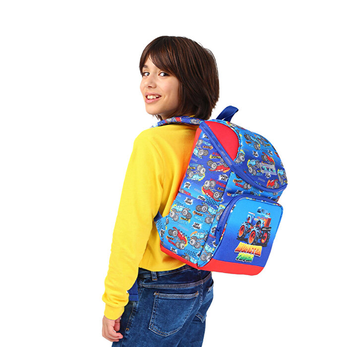 Kaukko Kids Sırt Çantası Cube Monster Truck