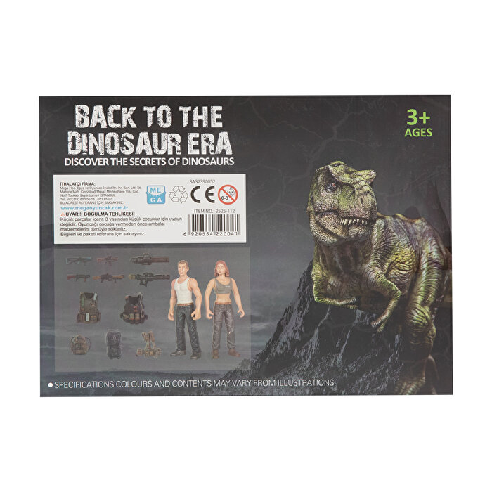 2'li Figürlü Dinozorlu Savunma Seti