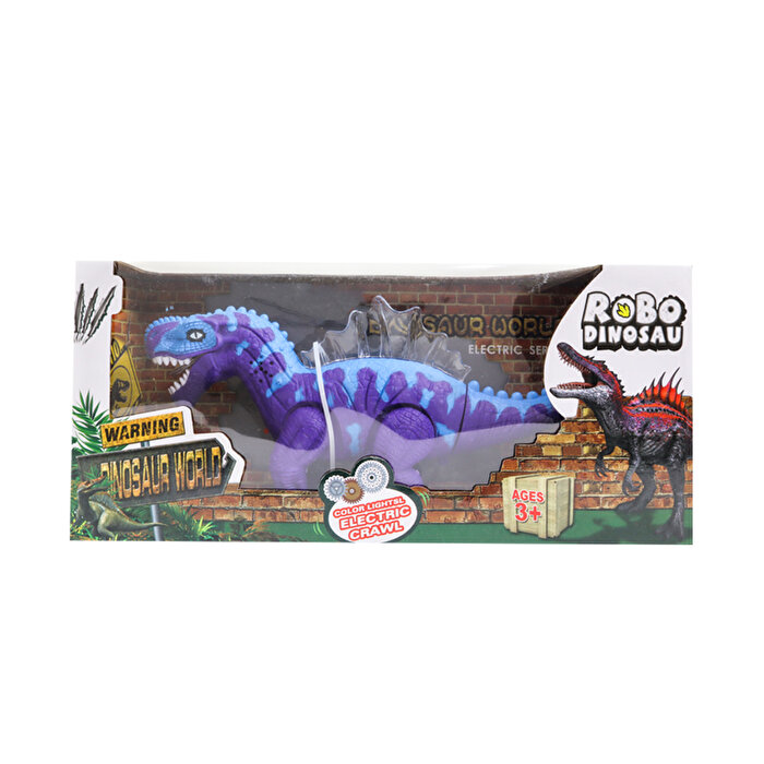 Işıklı Sesli Mor-Mavi Dinozor
