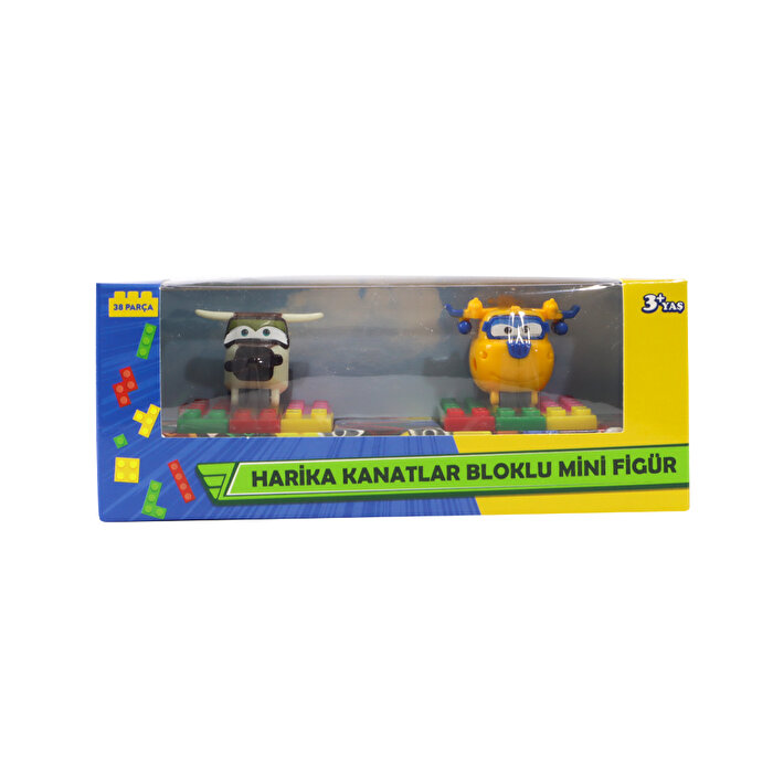 Harika Kanatlar Bloklu Mini Figür Bello ve Donnie 2'li Set