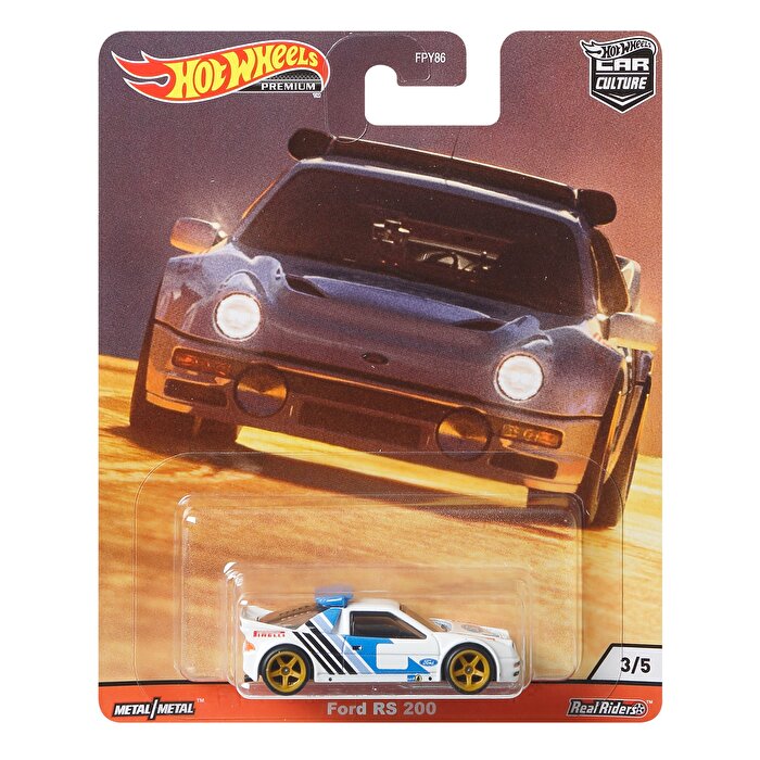 Hot Wheels  Car Culture Arabalar Ford RS 200 GJP91