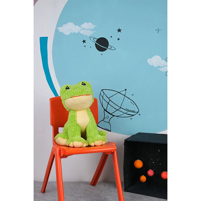 Oturan Peluş Kurbağa Oyuncak 45 Cm