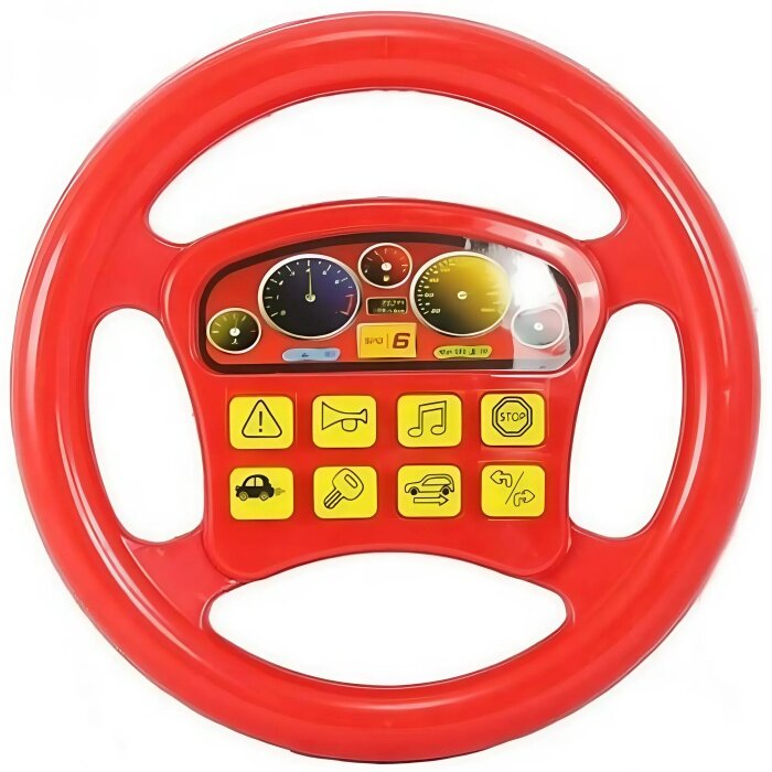 Pilli Neşeli Direksiyon Kırmızı