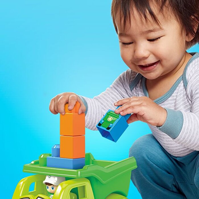 Mega Bloks Sevimli Araçlar Yeşil Geri Dönüşüm Kamyonu HBP13