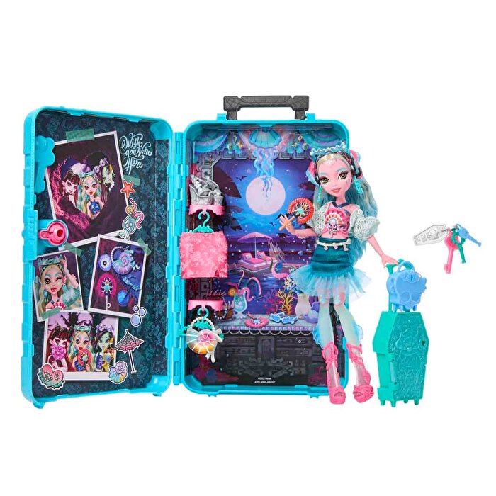 Monster High Gizemli Arkadaşlar Tatil Bebeği Lagoona Blue JDR51