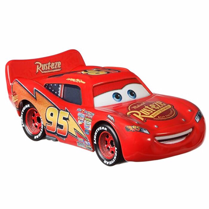 Cars 3 Tekli Karakter Araçlar Lightning Mcqueen With Rusteze Sign GCC81