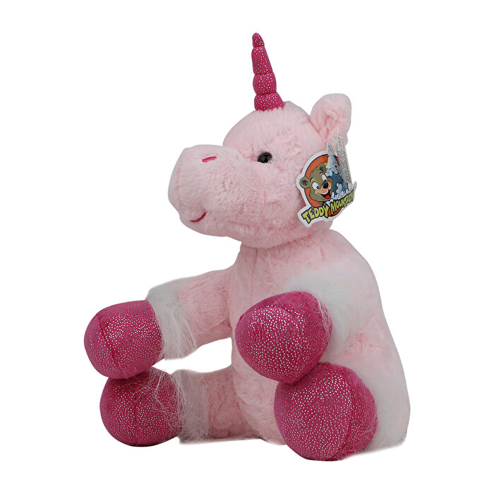 Pembe Boynuzlu Unicorn Peluş 40 Cm