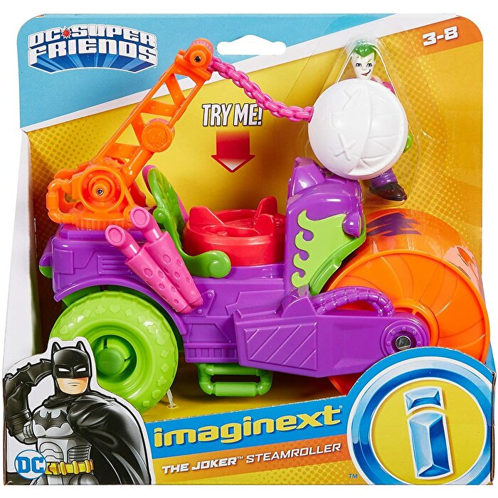 Imaginext DC Super Friends Özel Araçlar The Joker Steamroller GKJ23