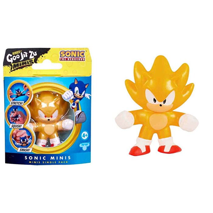 Goojitzu Sonic Mini Figür Tekli Paket S3-08267 Super Sonic