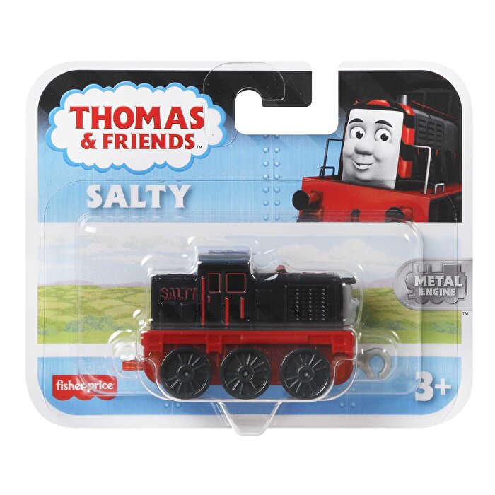 Thomas ve Arkadaşları Sür-Bırak Küçük Tekli Trenler Siyah Salty HBX78