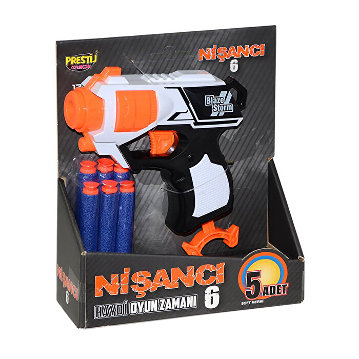 Nişancı 6 Dart Fırlatıcı Tekli Tabanca
