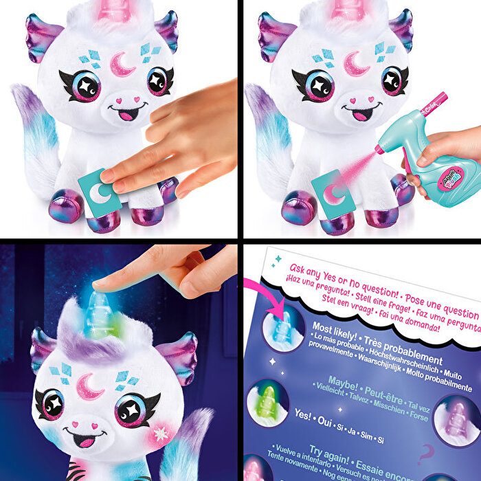 Airbrush Plush Cosmic Unicorn