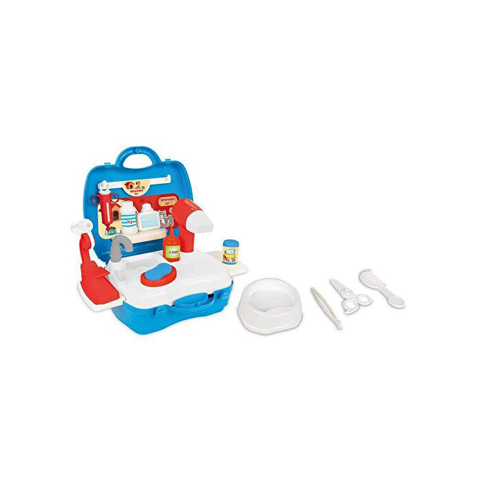 Pilsan Aksesuarlı Çantalı Veteriner Seti 21 Parça