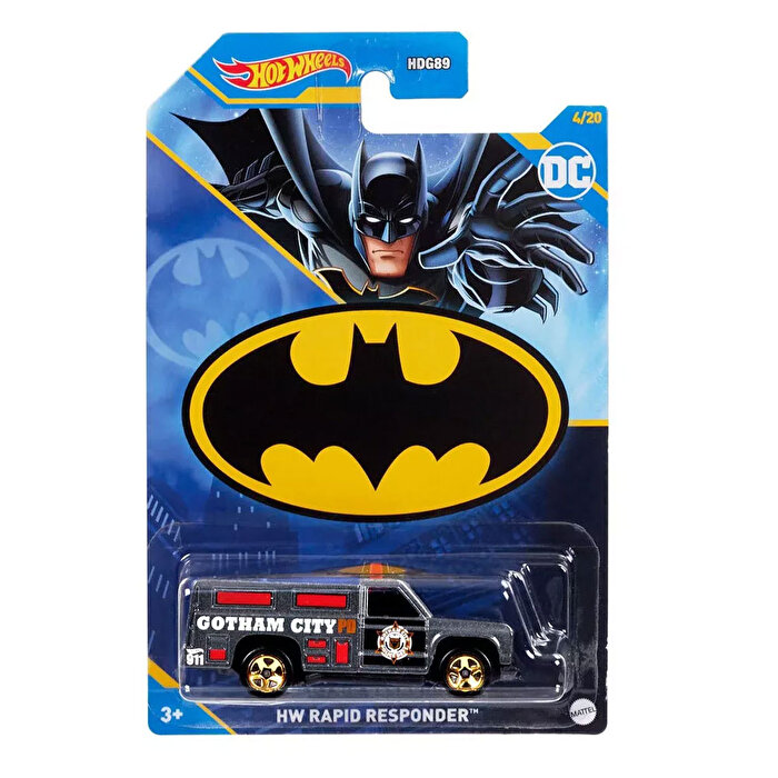 Hot Wheels Batman Temalı Arabalar Hw Rapid Responder HLK54