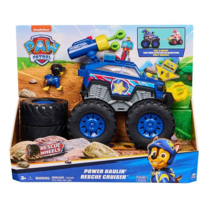 Paw Patrol Sesli ve Işıklı Rescue Wheels Figür ve Kurtarma Aracı