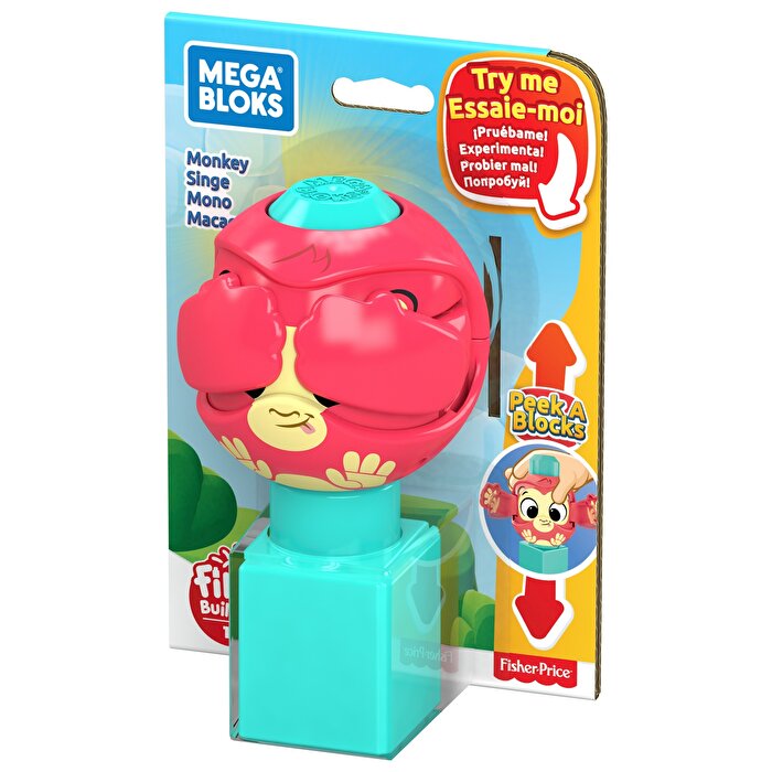 Mega Bloks Peek a Blocks Maymun GKX51