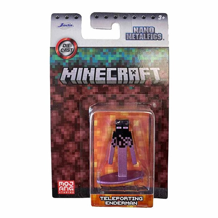 Minecraft Nano Tekli Metal Figür Teleporting Enderman