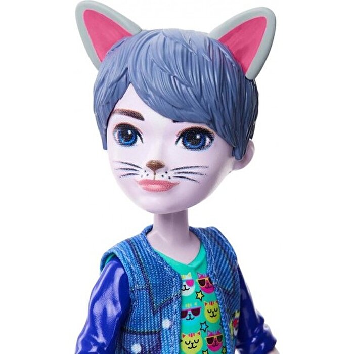 Enchantimals Popüler Karakter Bebekler Cole Cat ve Claw HNT59
