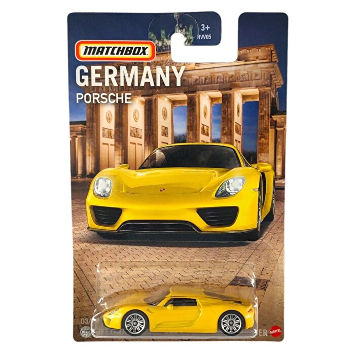 Matchbox Germany Edition 2020 Porsche 918 Spyder HVV26