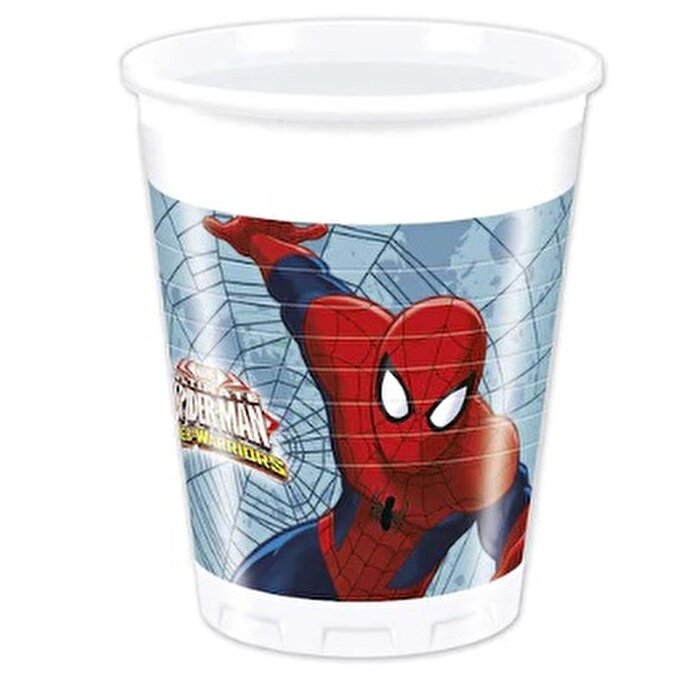 Spiderman Bardak - 8'li