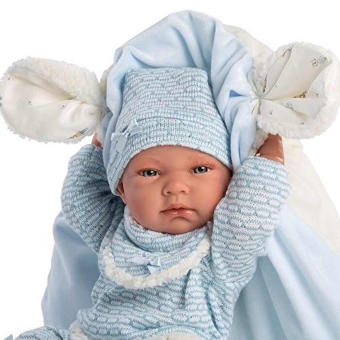 Llorens Nico Con Cojin Celeste 38 cm.