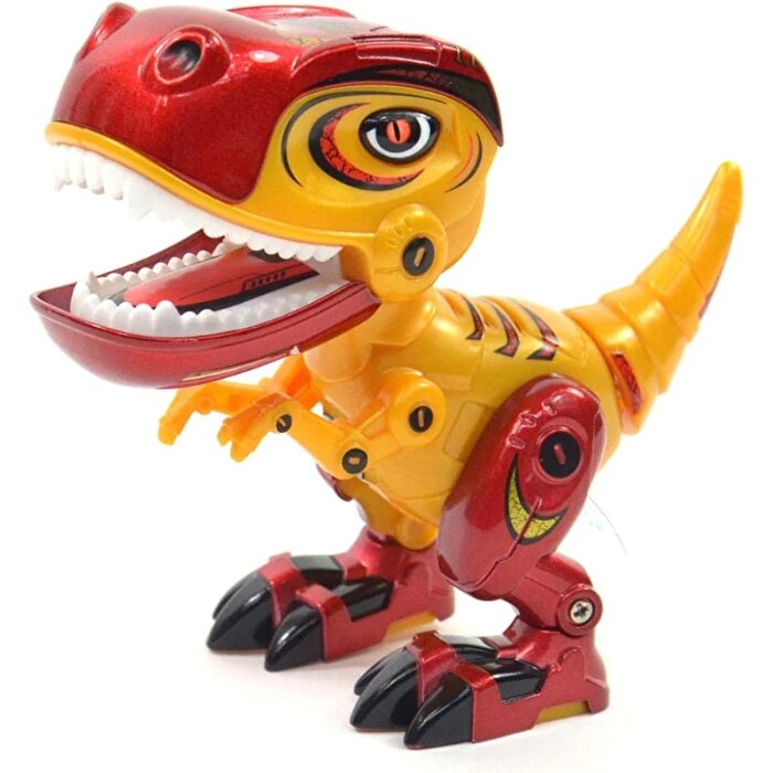 Işıklı ve Sesli Die Cast Kırmızı Dinozor
