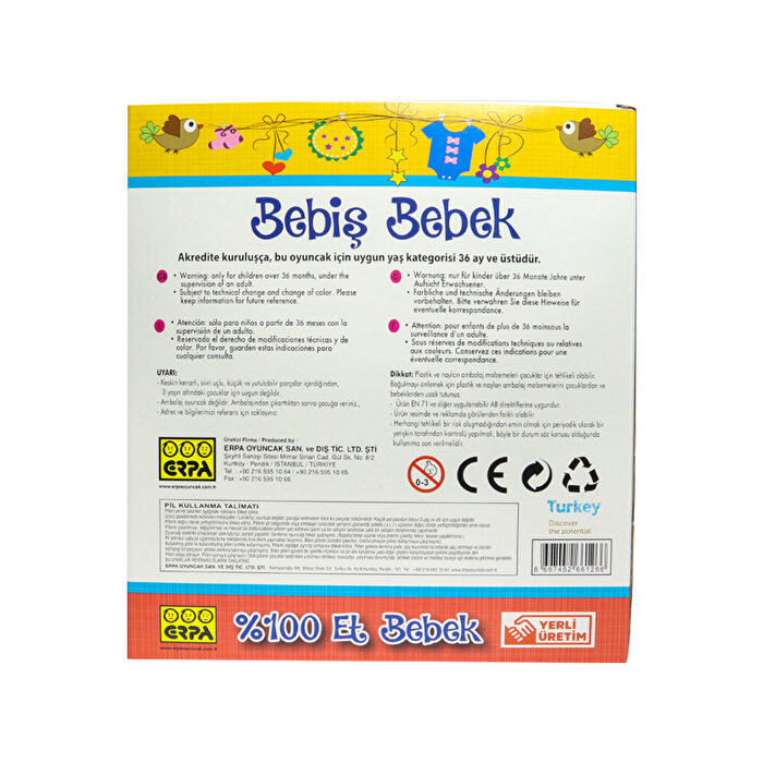 Altını Islatan Bebiş Bebek ve Minik Arkadaşı Yeşil Tişörtlü