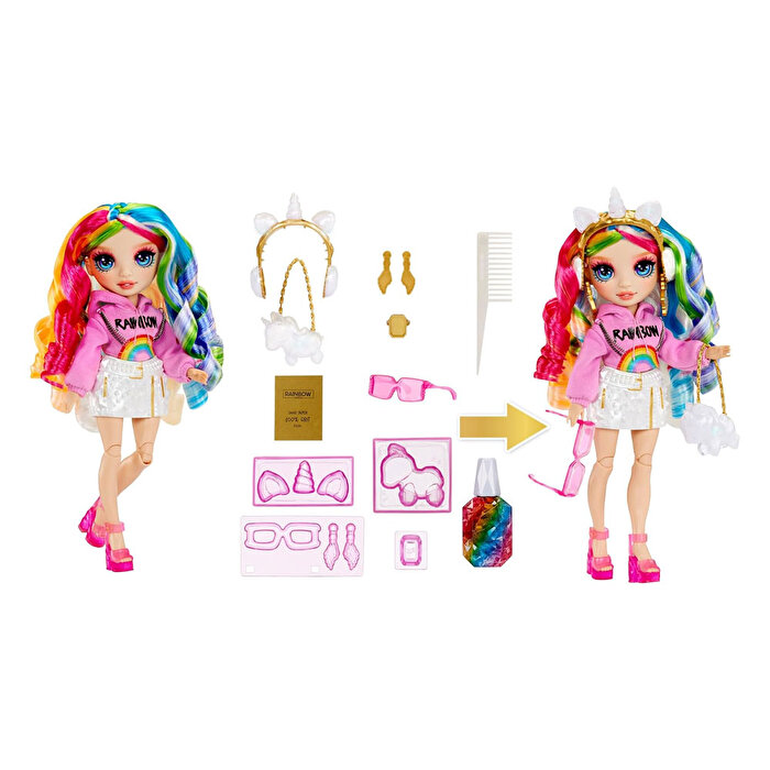 Rainbow High Kristal Serisi Bebekleri Amaya Raine