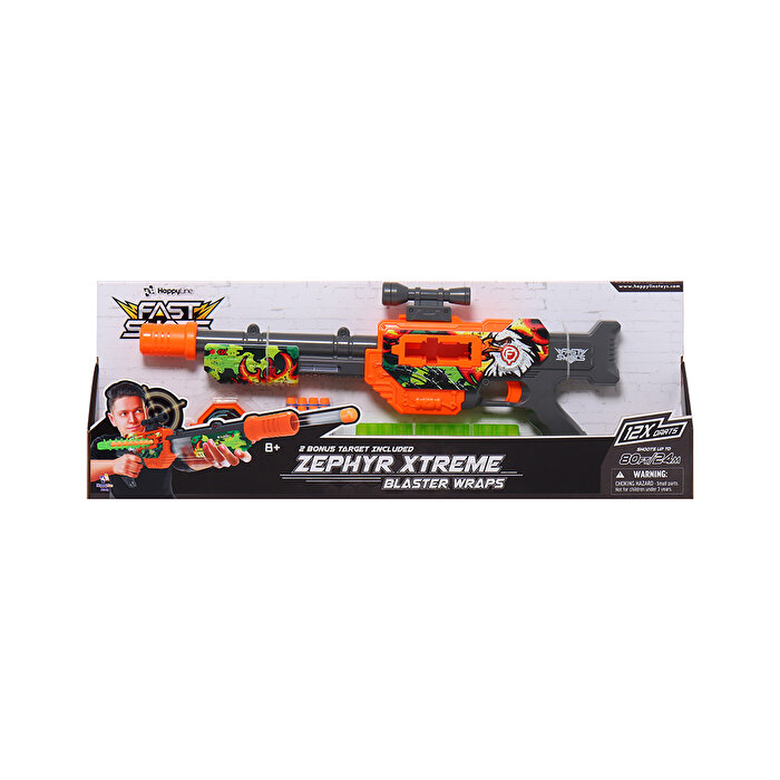 Fast Shots Zephyr Xtreme 12'li Dürbünlü Dart Atan Tabanca
