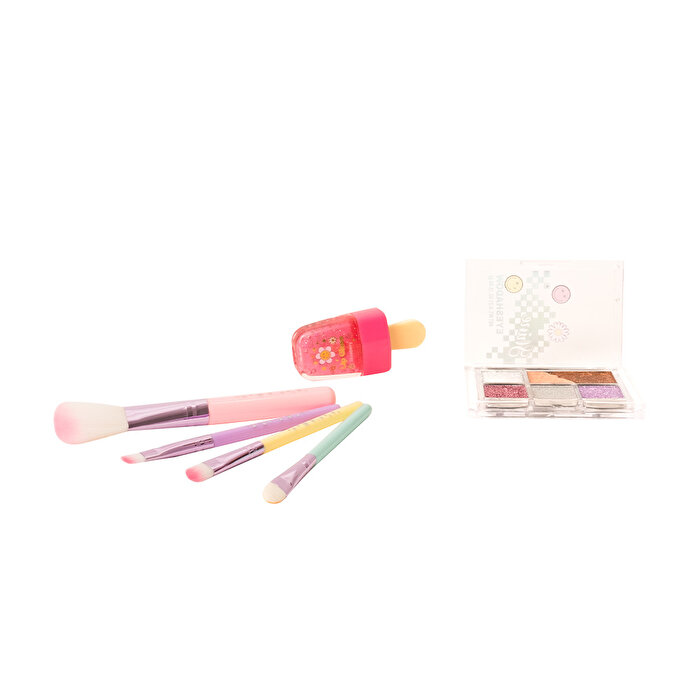 Hot Focus Sparkle Rainbow Taşınabilir Kozmetik Seti