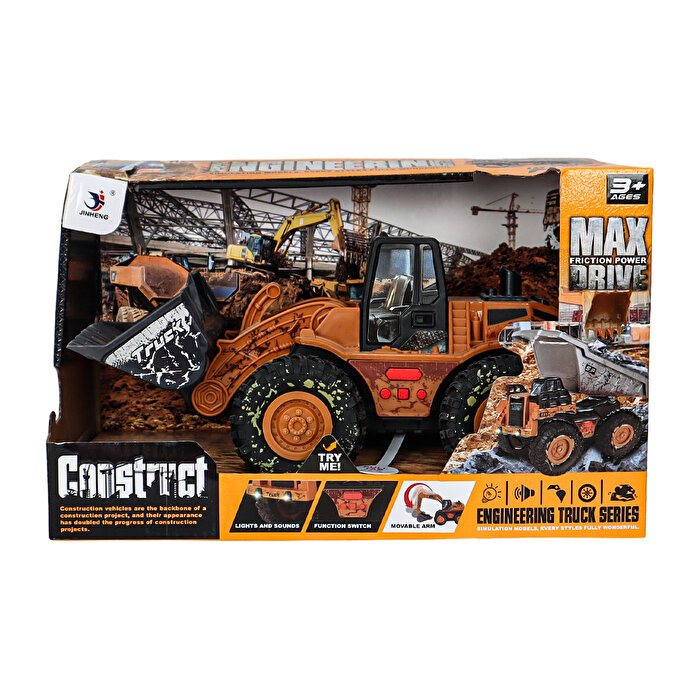 Sesli Işıklı Pilli Eğlenceli Taşıyıcı Kepçe