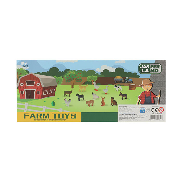 Farm Toys 12 Parça Çiftlik Hayvan Seti