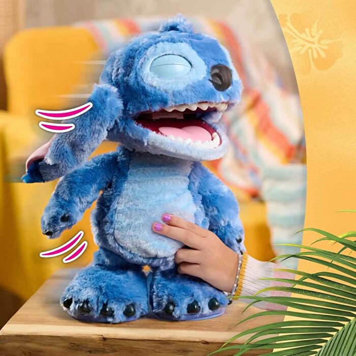 Sesli ve İnteraktif Disney Stitch Peluş 43 cm 12284