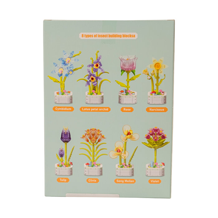 Mega Kri̇stal Çi̇çekler Yapı Blokları Lotus