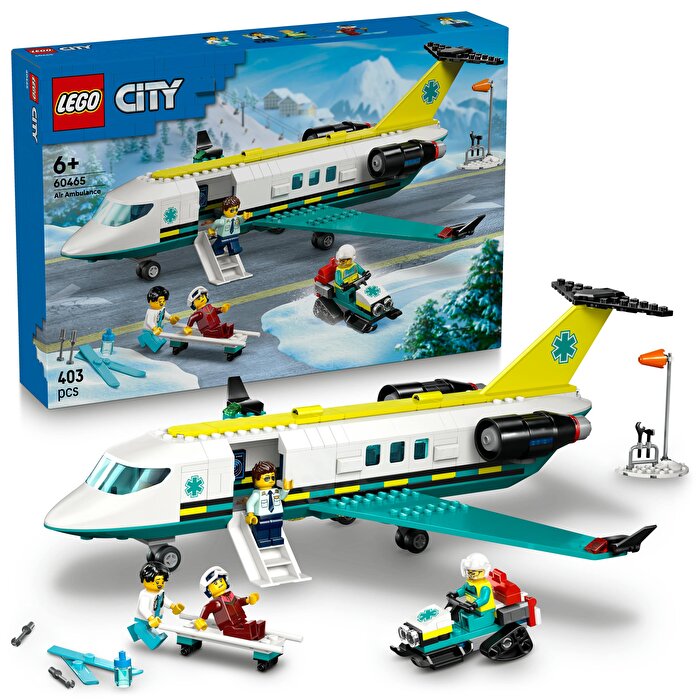 LEGO City Acil Hava Ambulans Uçağı 60465