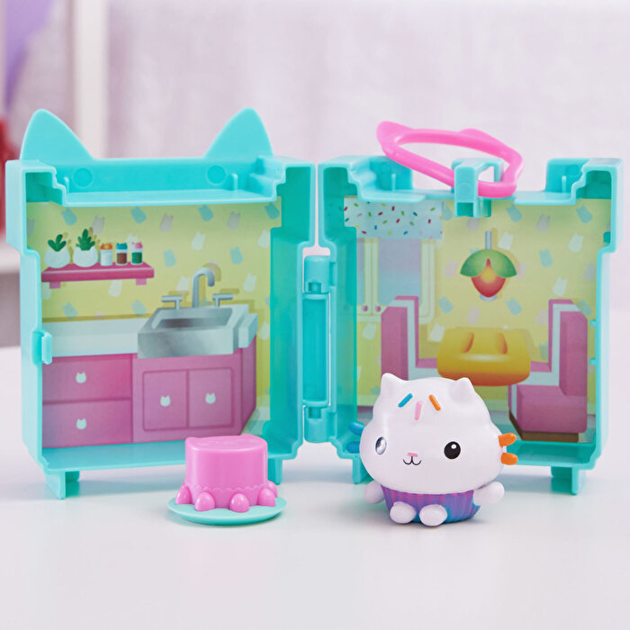 Gabby Dollhouse Klipsli Mini Oyun Seti Cakey Cat