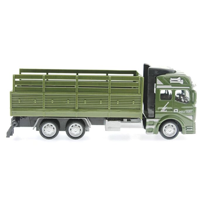 Sürtmeli Die Cast Metal Gövdeli Kamyon