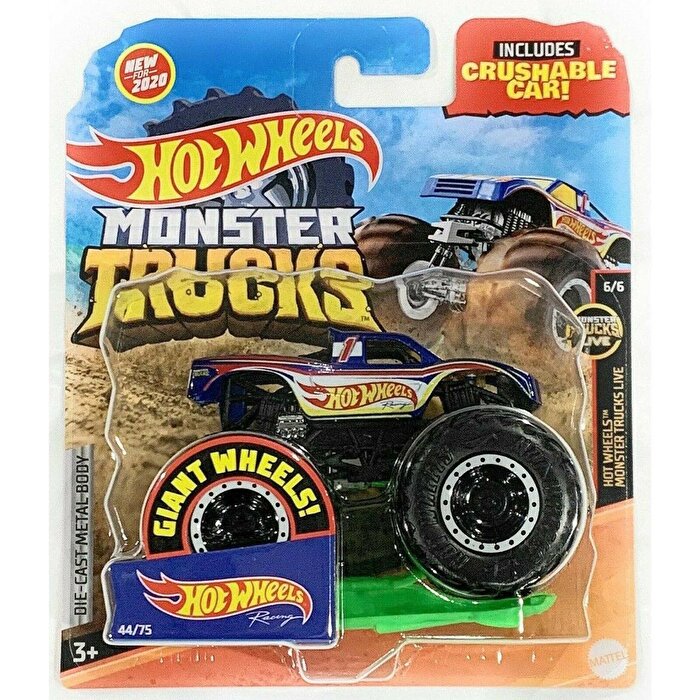 Hot Wheels Monster Trucks 1:64 Arabalar Mavi Hot Wheels GJF03