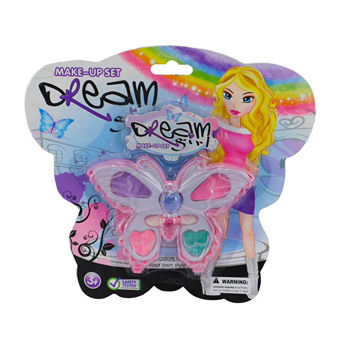 Kelebek Şekilli Kutulu Makyaj Seti