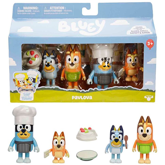 Bluey 4'lü Figür Seti Pavlova