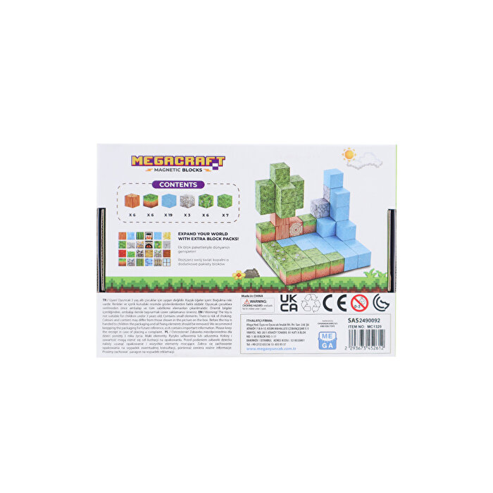Magnivity Manyetik Bloklar Kutu 47 Parça
