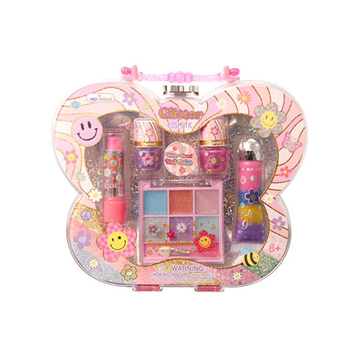 Hot Focus Parıltılı Taşınabilir Kozmetik Seti