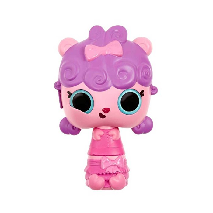 Pop Pop Sürpriz Saçlar 3'ü 1 Arada Mor Saçlı Pembe Kurdelalı