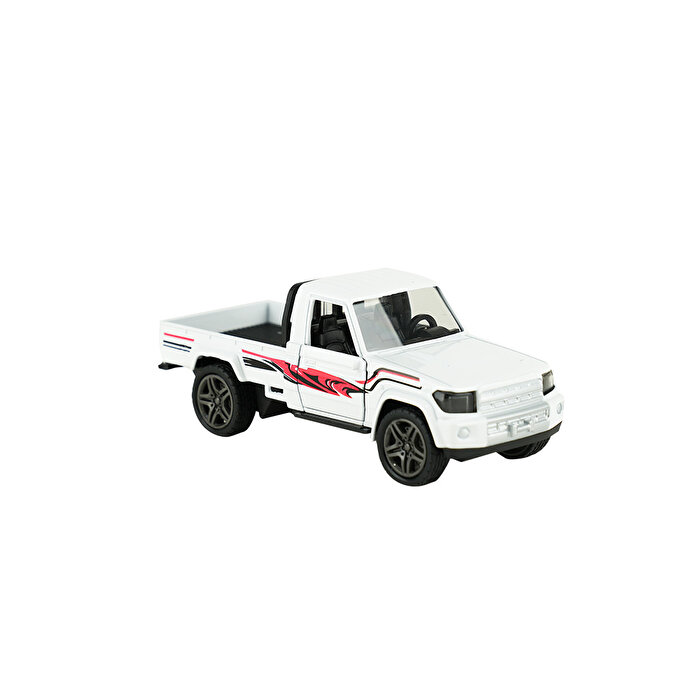 Die Cast Çek Bırak Arazi Kamyoneti Beyaz