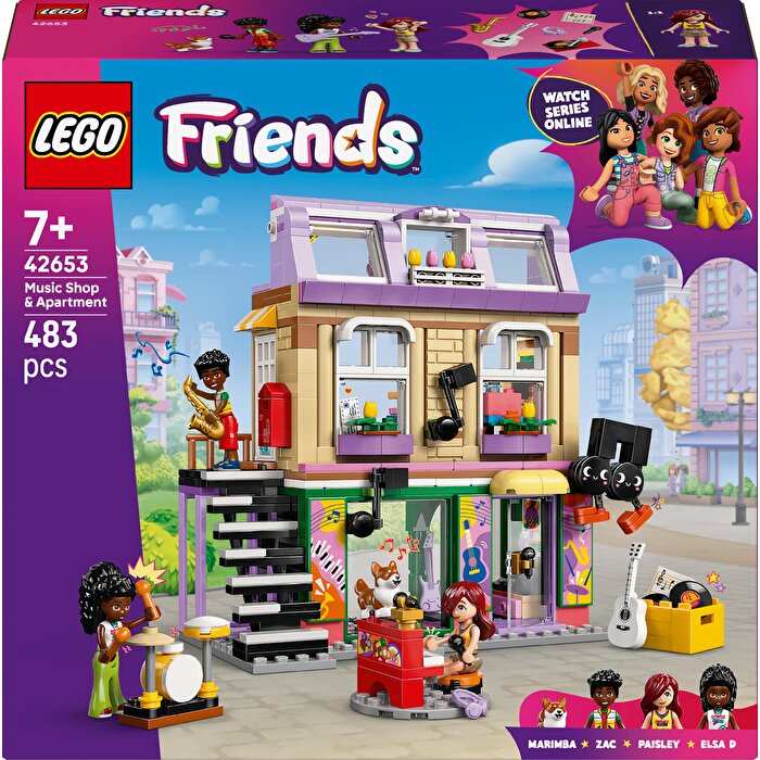LEGO Friends Müzik Mağazası ve Daire 42653