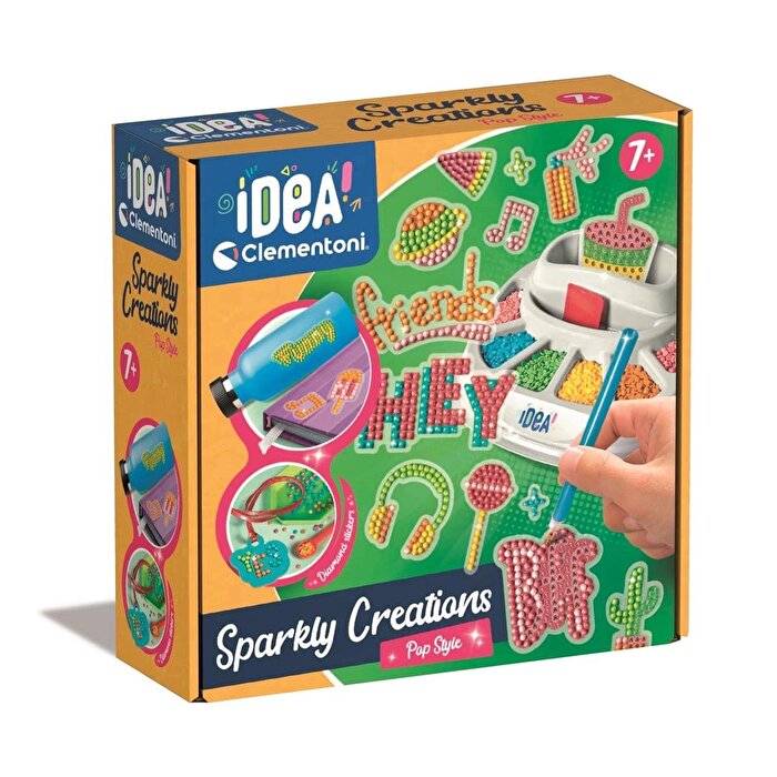 Clementoni Sparkly Creations Pop Style Işıltılı Sticker Tasarım Seti